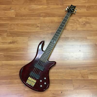 Schecter Damien Elite-5 Active 5-String Bass Crimson Red | Reverb