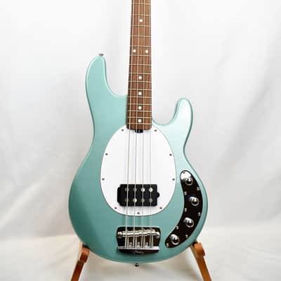 Sterling by Music Man StingRay RAY34 Dorado Green Active 3 Band EQ Alnico Humbucker image 6