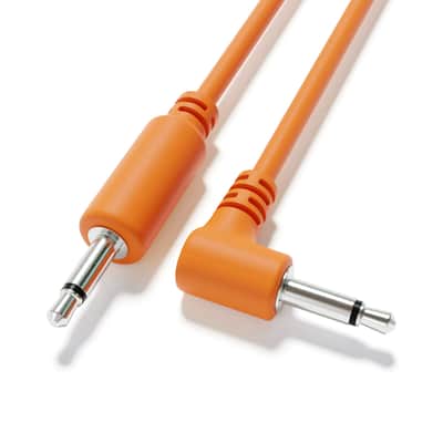 ExcelValley [10-Pack | 20 cm - 7.87"] Hybrid Mono Modular Patch Cables TS 3.5mm 1/8" Eurorack Synth Synthesizer image 3