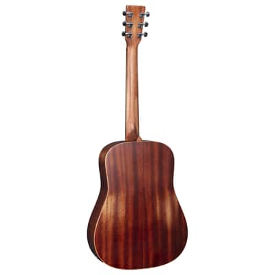 Martin DJr-10E StreetMaster Dreadnought Jr. Acoustic-Electric Guitar, All Sapele, w/Gigbag image 2