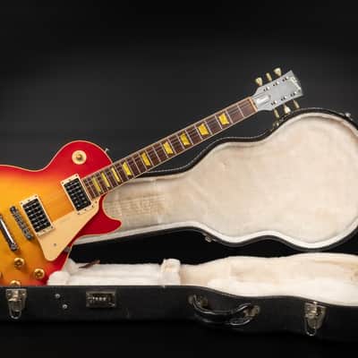 2004 Gibson Les Paul Classic 1960 - Heritage Cherry Sunburst | USA '60 Reissue Good Wood Era Plain Top 496R / 500T Humbucker | OHSC image 2