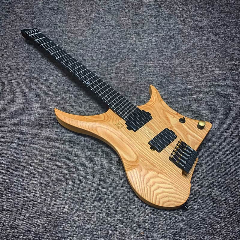 GOC Guitars Materia 3.0 6-String Natural Ash Headless | Reverb