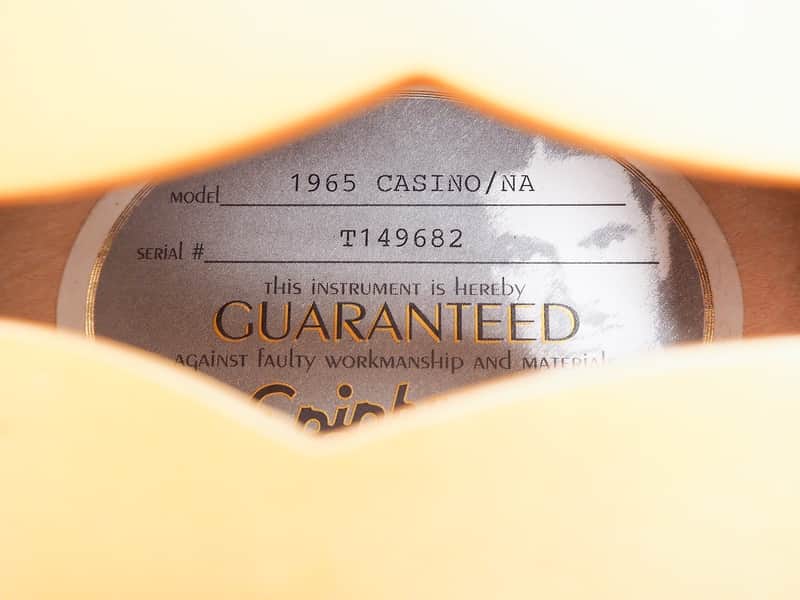 Epiphone Elitist '65 Casino Vintage Outfit image 5