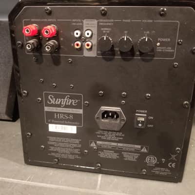 Carver Sunfire HRS-8  Gloss Black image 7