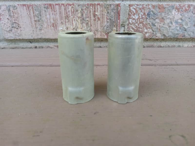 Pair of Early 1960's Gibson Amplifier 139 J-Type Tube Shields! image 1