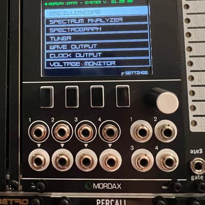Mordax Mordax DATA Oscilloscope Function Generator Eurorack - Black image 1