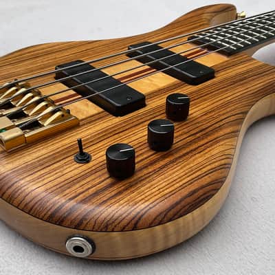 Pedulla ET4 Thunderbass Zebrawood w/ OHSC image 8