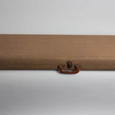 Fender  Jazzmaster Solid Body Electric Guitar (1960), ser. #47491, original brown tolex hard shell case. image 11