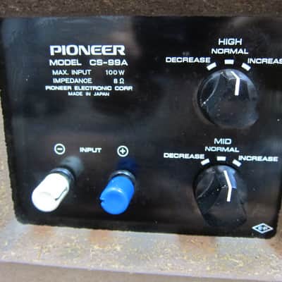 Pr Pioneer CS-99A Top Line Vintage Speakers, FB Drivers, Walnut, 5 Way, Ex Sound, 1970s, JAPAN, NICE image 8