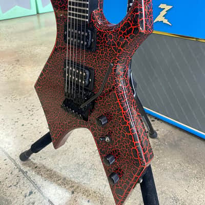 Pre Loved B.C Rich Ltd Ed Stranger Things "Eddie's Guitar" Warlock | Crackle image 8
