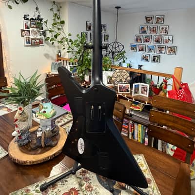 Schecter Jake Pitts Signature E-1 FR S Sustainiac - black finish over ash body, MINT image 7