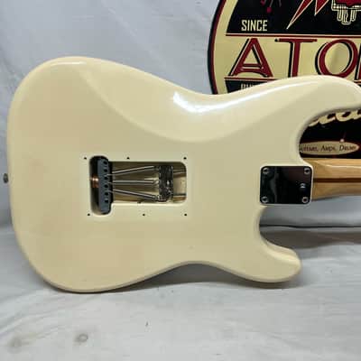 Fender Standard Stratocaster Strat Left Handed Lefty Electric Guitar - Arctic White image 11