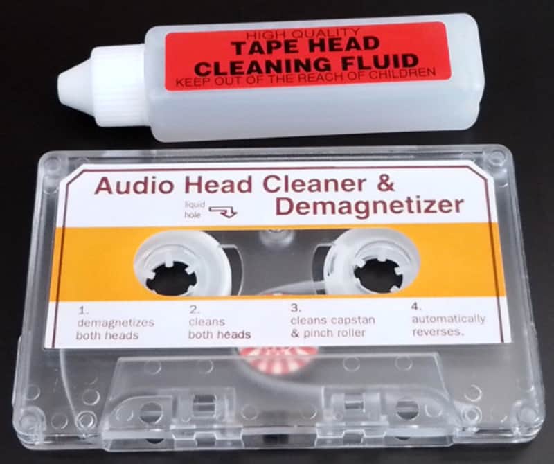 Tape Head Cleaner & Demagnetizer For Nakamichi, Teac, Pioneer, Sony, Akai, Denon, Aiwa, Technics, Marantz, Toshiba, JVC, Sharp Cassette Tape Recorder Player image 1