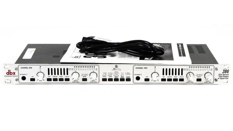 dbx 386 Dual Vaccuum Tube Preamp w/ Digital Out image 2