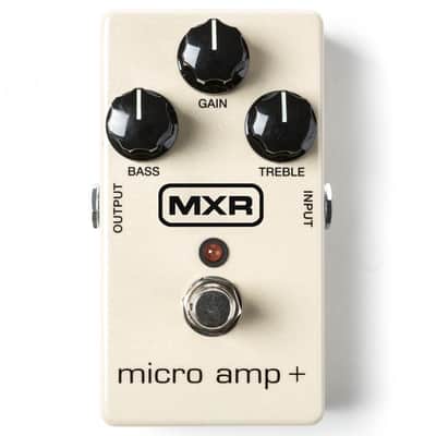 MXR M233 Micro Amp + Classic Boost Guitar Effect Pedal image 1