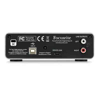Focusrite iTrack Solo (Lightning) - USB Audio Interface for iPad, Mac, PC image 4