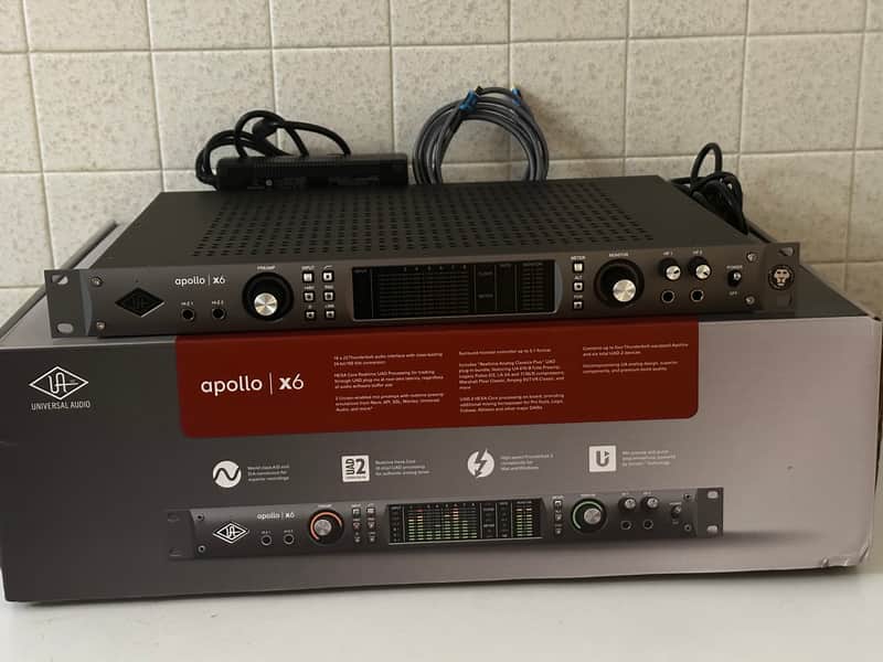 Black Lion XB Modified Universal Audio Apollo x6 Thunderbolt 3  Interface -w- Pro Tools Studio ilok USB-C  3 image 1