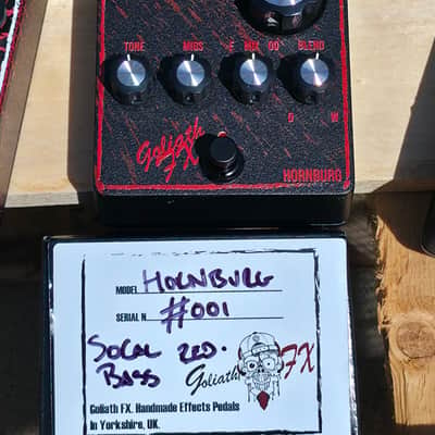 Goliath FX The Hornburg Bass Fuzz & Distortion 2026 - Black & Red image 2