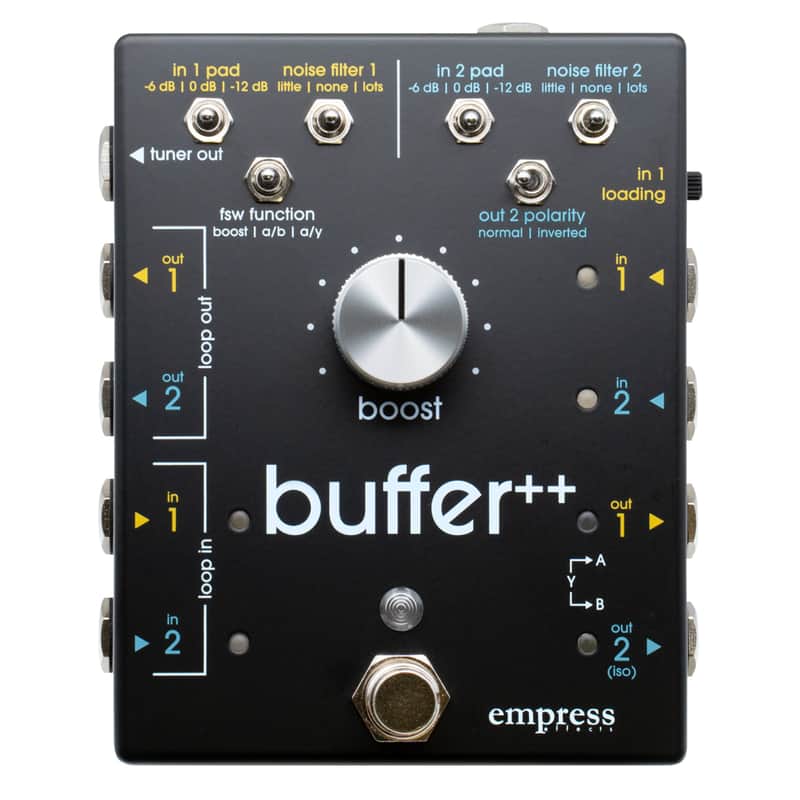 Empress Effects Buffer++ Buffer and Routing Guitar Pedal image 1