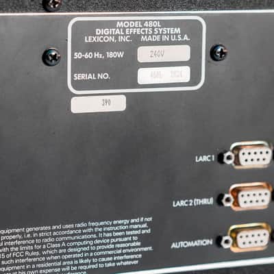 Lexicon 480L with LARC Remote image 17