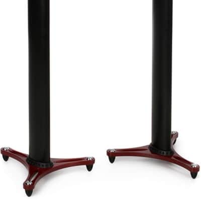 Ultimate Support MS-90/45R 45-inch Monitor Stands - Red Finish image 2