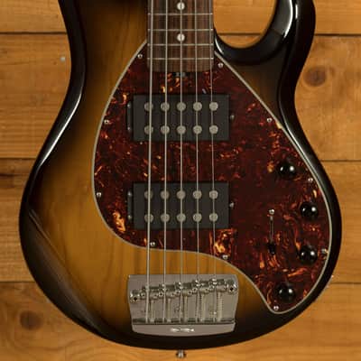 Music Man StingRay 5 - Ebony - Vintage Sunburst - 5-String *Used* image 2