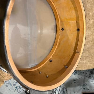 Unverified 1920s-1940s Ludwig & Ludwig 6.5x14 Wood Shell 6 Lug Snare Drum READ image 5
