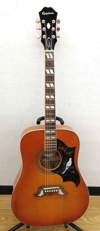 EPIPHONE Dove Pro/VB Electro-Acoustic Guitar Vintage Burst