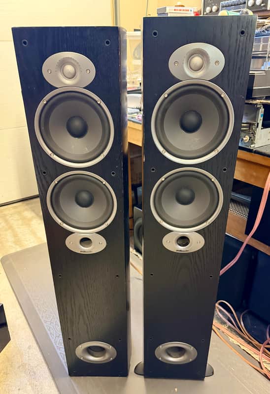 Polk Audio RTi A5 Floor Speakers 250W 3-Way Black; Tested SEE VIDEO