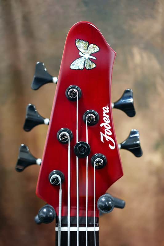 Fodera NYC Empire 5 Strings 70FH/24 TransRed | Reverb