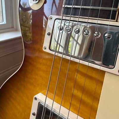 2020 Gibson Custom Shop ‘59 Reissue R9 CME Carmelita Neck - Slow Iced Tea Fade image 4