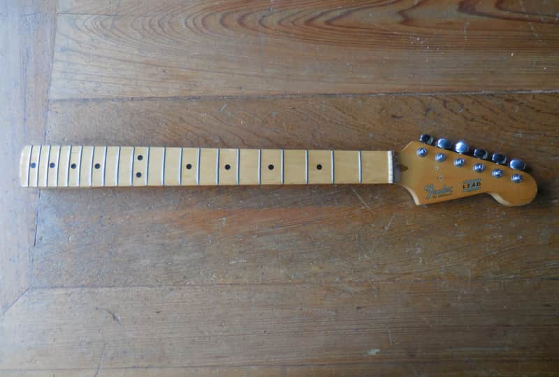 Fender Lead II Neck 1980.  Original Post-CBS Strat Maple Neck w/ Fender Tuners. image 1