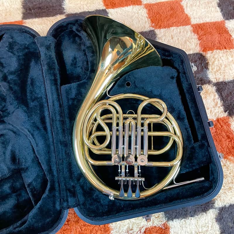 Used Jupiter JHR-752 Single French Horn 3 Valve With Case Plays Great/See Video image 1