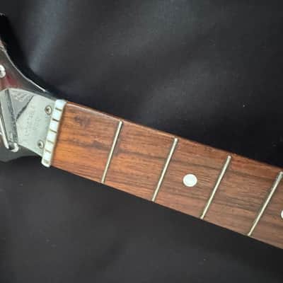 Fujigen Gakki EJ-1 Project - Original Parts - Straight Neck - Mosrite Style Bridge - Solid Body - 1963 image 10