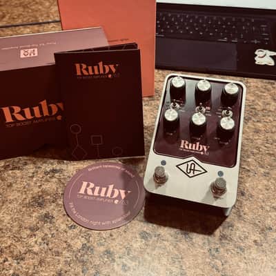 Universal Audio Ruby ’63 Top Boost Amplifier 2022 - Present - Ruby / Silver image 2