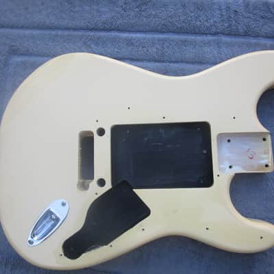 G&L Legacy / S500 Antique White neck, back & jack plates image 1