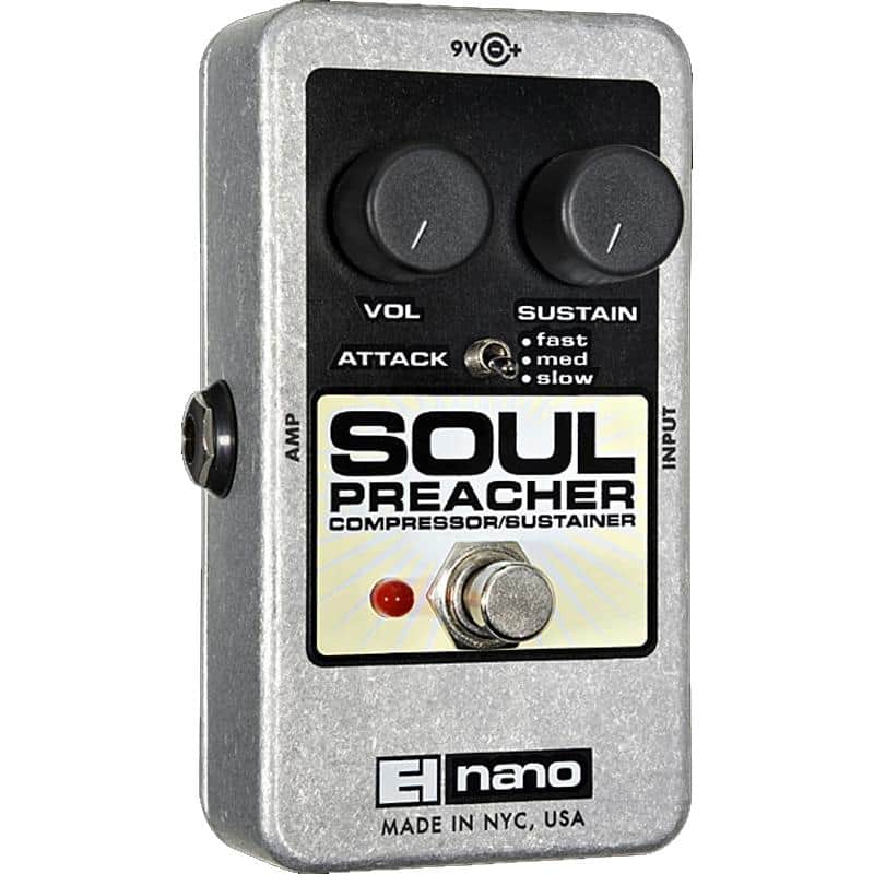 Electro-Harmonix Nano Soul Preacher Compressor/Sustainer Pedal image 1