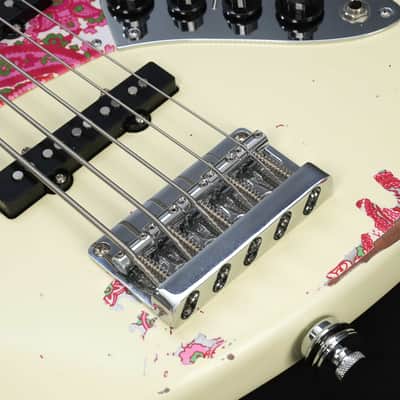 Dhatarattha DEB5 Jazz Bass 5 string - PAISLEY RELIC(Factory Mint Promotional Unit) image 6