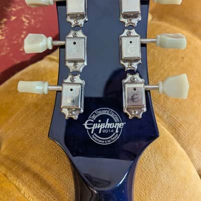 Epiphone Les Paul Classic T 2014 - Midnight Sapphire image 9