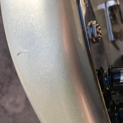 Squier Classic Vibe 60s Jazz Bass Inca Silver - Matching Headstock image 7
