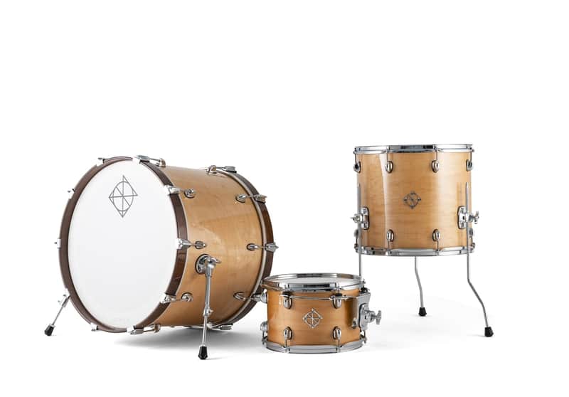 Dixon PODCSTH322-01-N Cornerstone Hybrid Shellset 3pc Natural Maple Gloss image 1