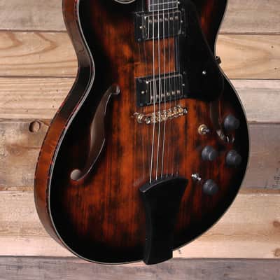 Ibanez Artstar ASH300 Semi-Hollow Guitar Tobacco Brown Hardshell image 2