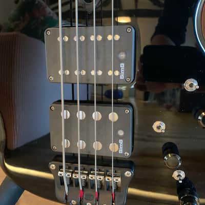Wal Wal / Sims 4 string bass one-off unique 2020 Black image 5