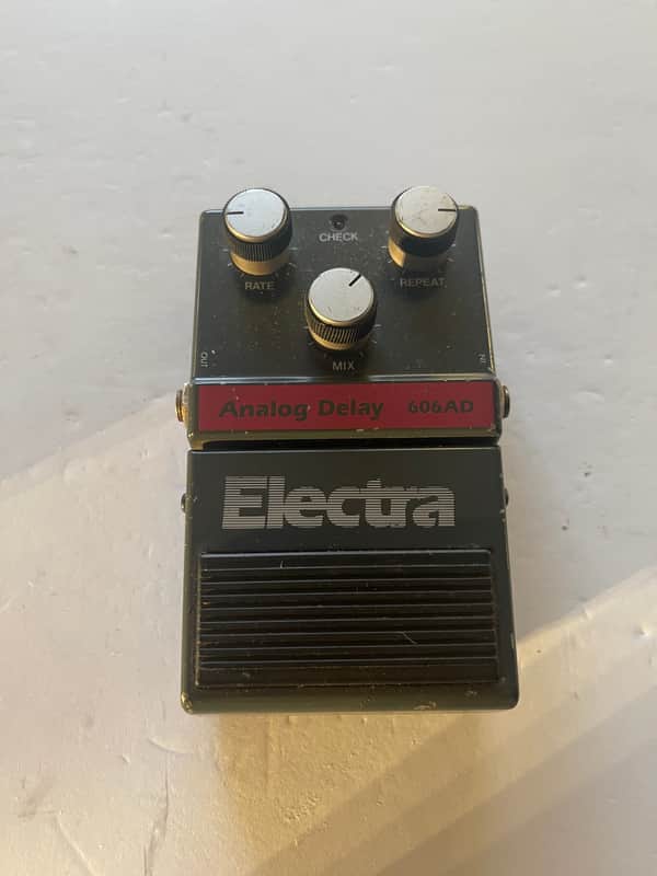 Electra 606AD Analog Delay Echo Rare Vintage Guitar Effect Pedal MIJ Japan image 1