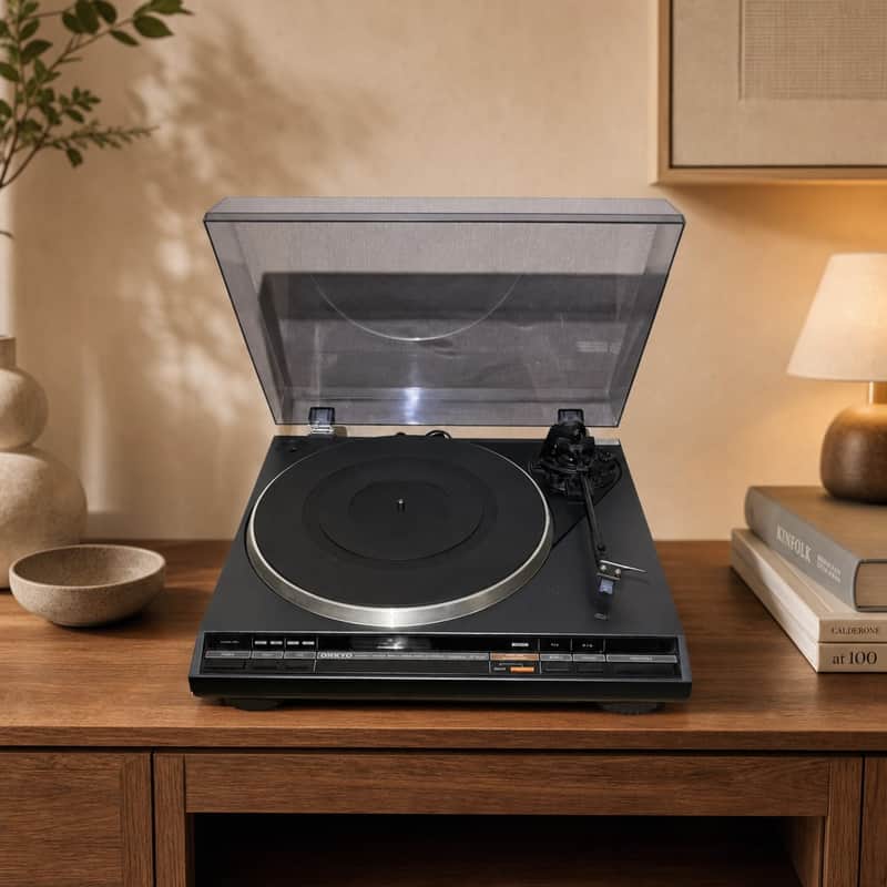 Onkyo CP-1046F Rare Vintage Turntable Warranty Tested Quartz Direct Drive