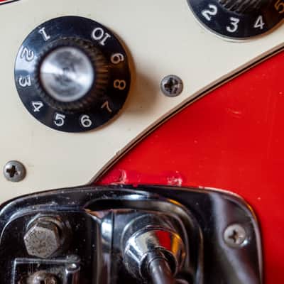 1973 Fender Bronco Dakota Red with original vibrato arm Bild 19