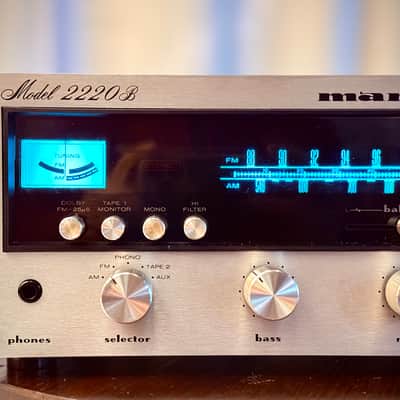 🎶✨ Marantz 2220B Vintage Stereo Receiver — Serviced/Cleaned, LED Dial Lighting, Excellent Faceplate image 6