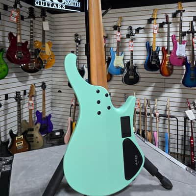Ibanez Workshop EHB1005MS Left Handed Bass Guitar - Sea Foam Green Matte w/ Gig Bag + FREE Shipping #373 image 9