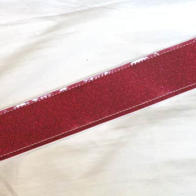 ALEXIS Pink Sparkle Glitter guitar STRAP new - Shiny, Shimmering image 3