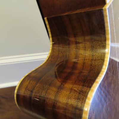 Goodall master Cedar/ AAA Claro Walnut Concert Jumbo Cutaway, with case. image 8